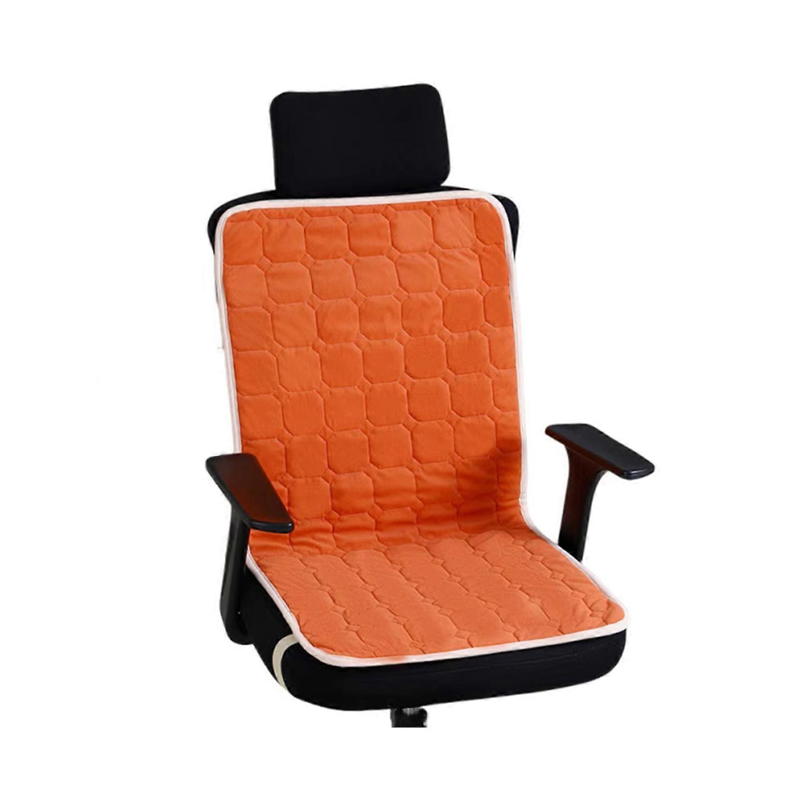 Heated Chair And Back Pillow 9 Temperature Modifiable Ergonomic Plan Clock Function Soft Flannel European 220V Consistent  OR