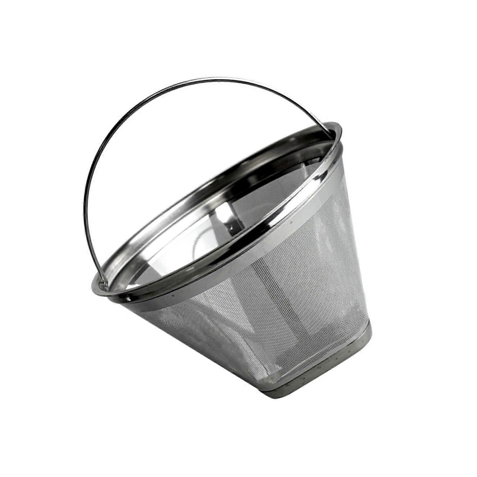 Stainless Steels Coffee Filter Fine Mesh Screen Reusable Cone Shape Strainer for Espresso Coffee Maker Machine Part Multicolor