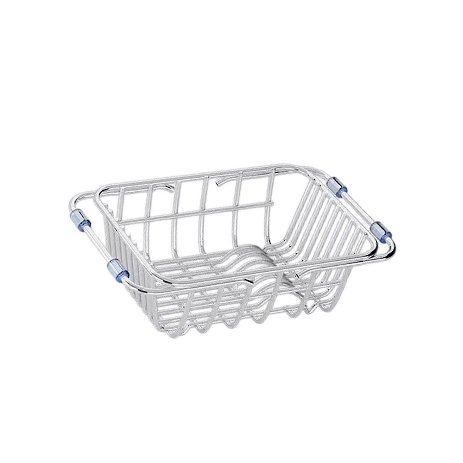 Extendable Dish Rack 304 Untarnished Kitchen Planner Flexible Size Accommodates All Sinks Oxidation Proof Dish Drying Solution  S