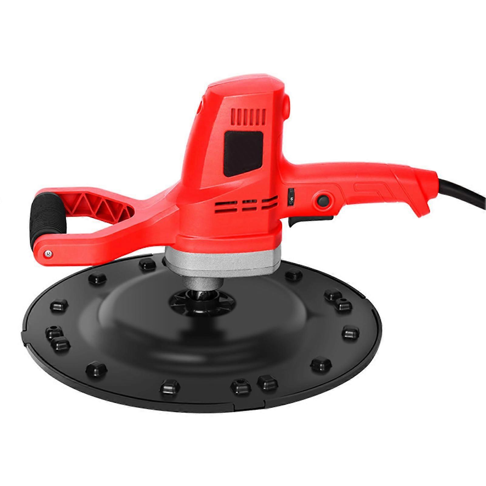 1280W Electric Concrete Polishing Machine with Adjustable 16 Speed, Wall & Floor Trowel for Construction Sites