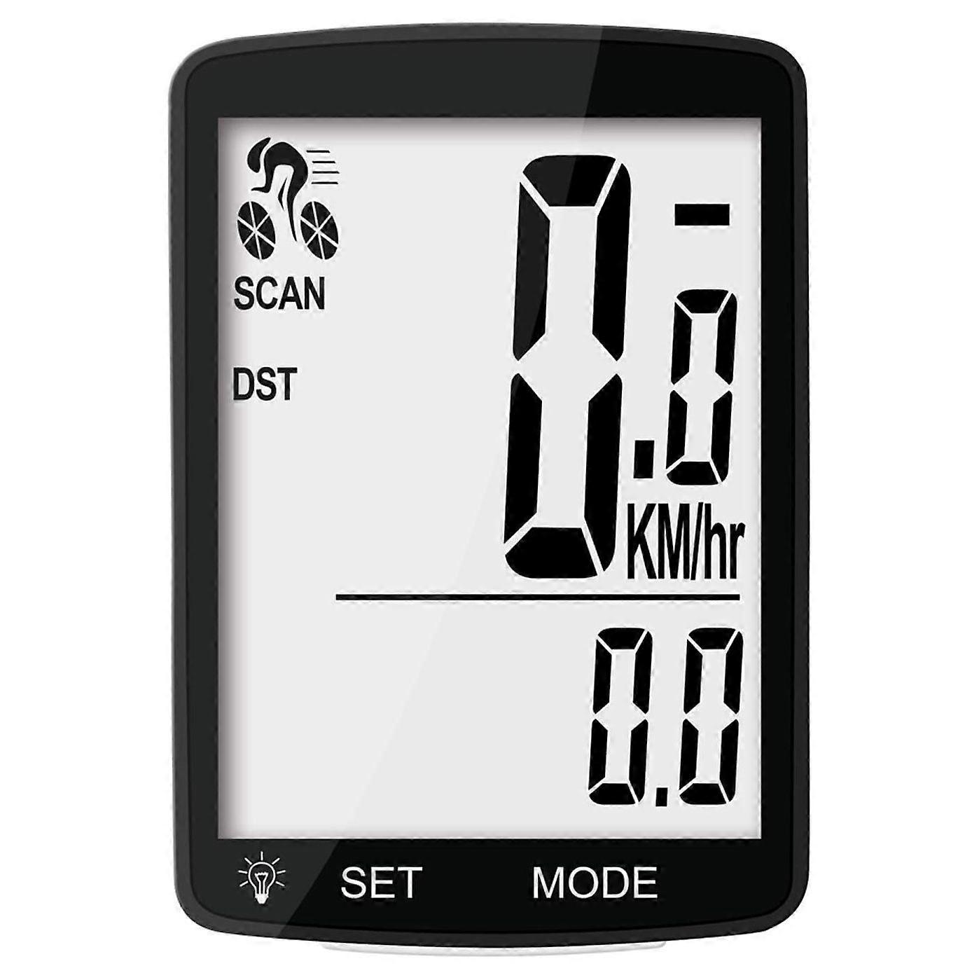 Wireless Bike Computer, 20 Multi-Functions, Real Waterproof Bicycle Speedometer, Cycling Odometer