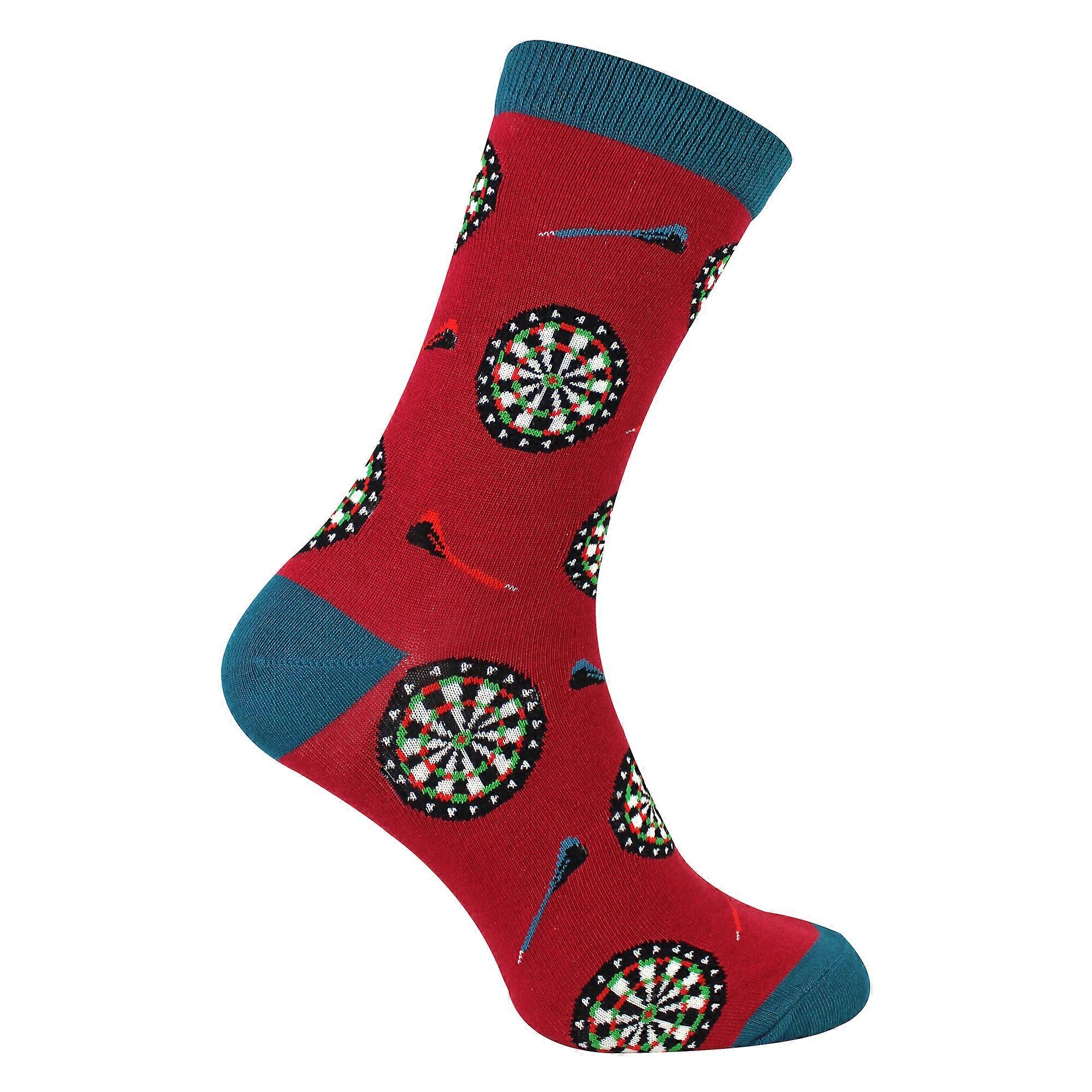 Mr Sparrow - Mens Novelty Darts Board Bamboo Socks