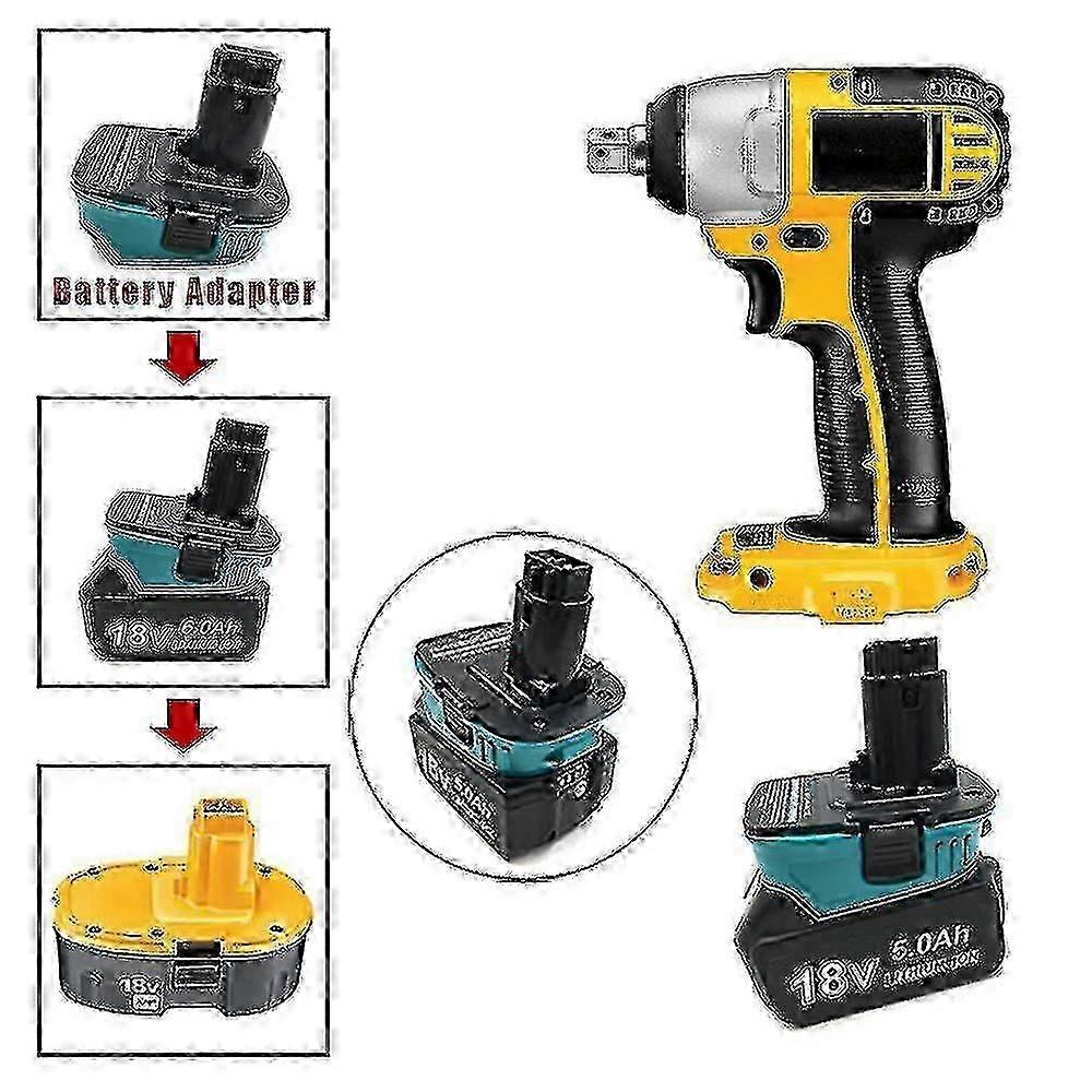 Mak1820 Makita 18v Bl Series Lithium Battery Converter Adapter To Dewalt 18v Xrp Dc De Dw Ni-cd/ni-m