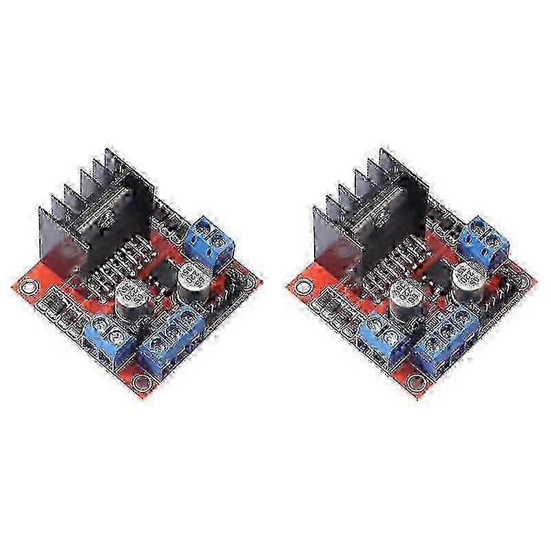 2-pack L298N Motor Drive Controller Board Module Dual H Bridge DC Stepper för Ar-Duino Electric Proj miao7