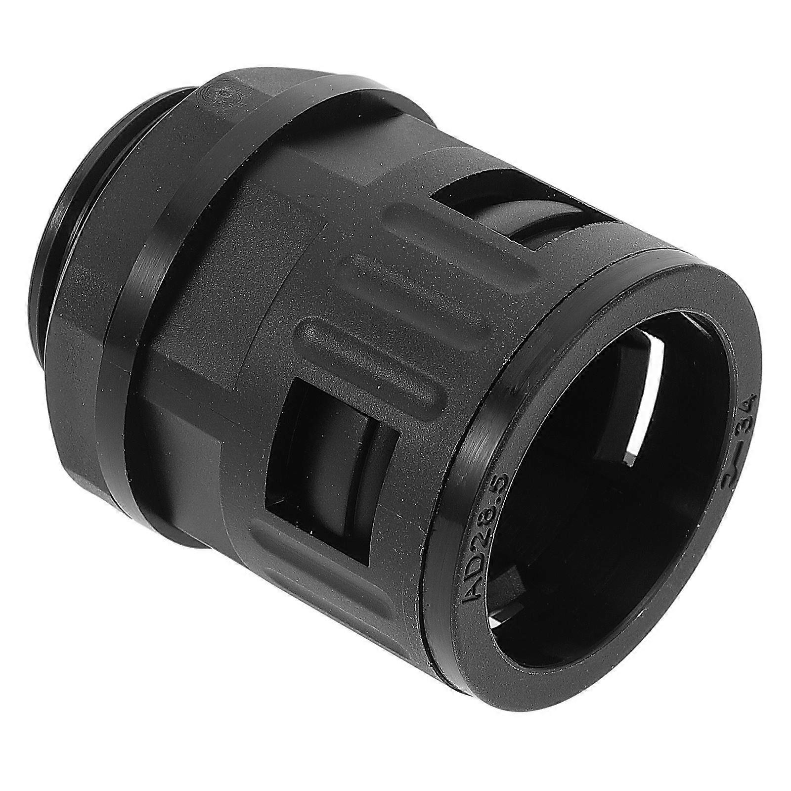 Corrugated Pipe Adapter 2pcs Plastic Fitting Tube Connector