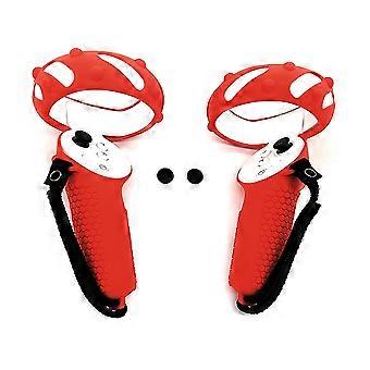 Silicone Protective Cover for Pico Neo 3 VR Controller Anti-Slip Full Wrap Design for Enhanced Gaming Experience Red
