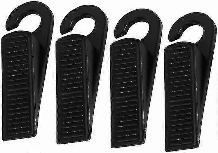 Classic Rubber Wedges for Securing Doors Open, 8 Pieces