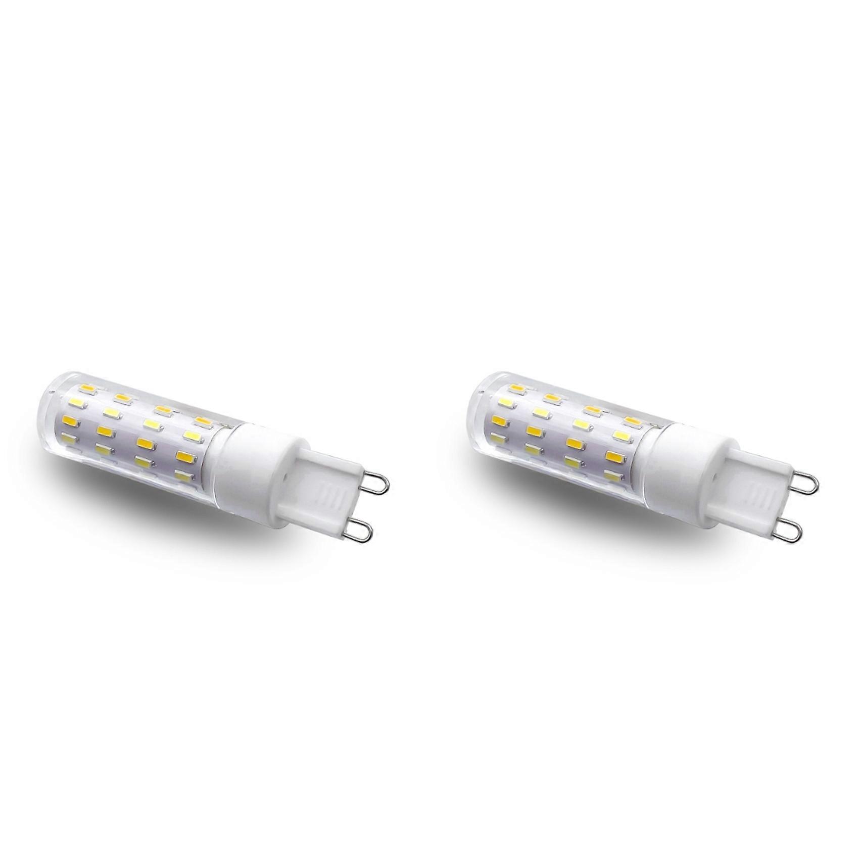 2X G9 Led Light Bulb 6W Tuya WiFi Dimmable Smart Light Halogen Light Voice Control Smart LED Bulbs 2700-6500K EU Plug
