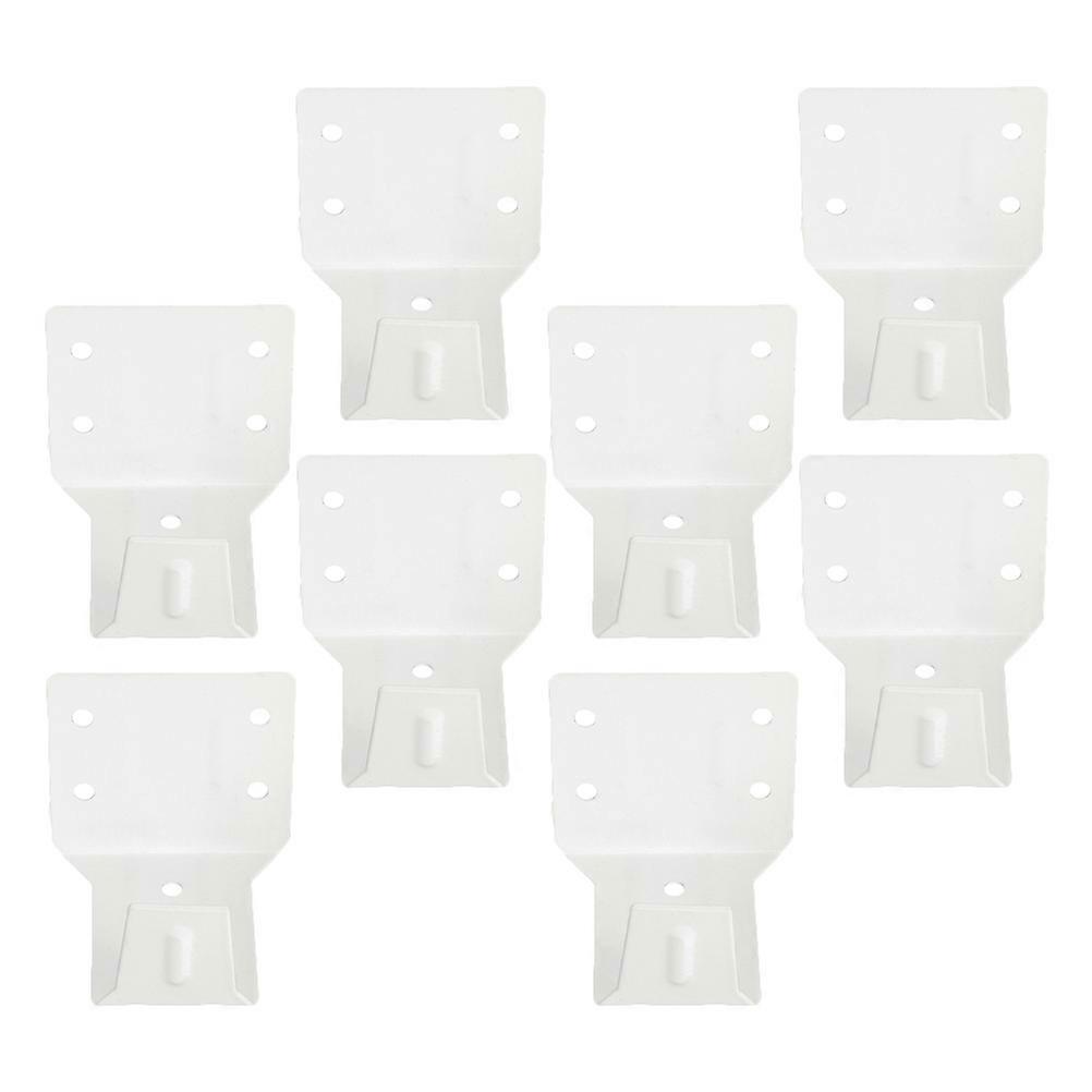 WORGEOUS 8 Pcs Installation Code for Window Doors Home Accessories 5.00X4.50X4.50CM White