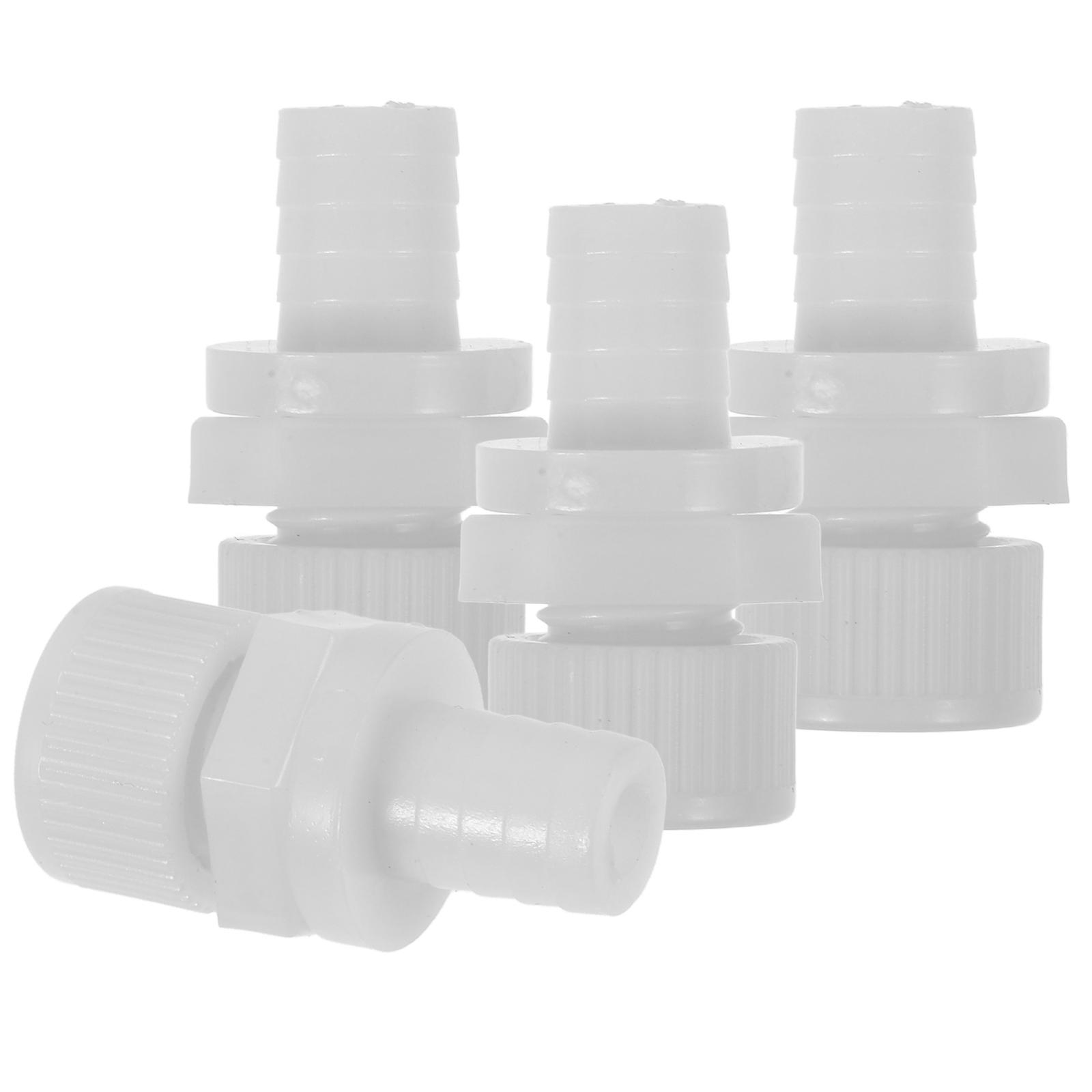 Water Dispenser Plug for Drain Valve Function 4Pcs White Plastic