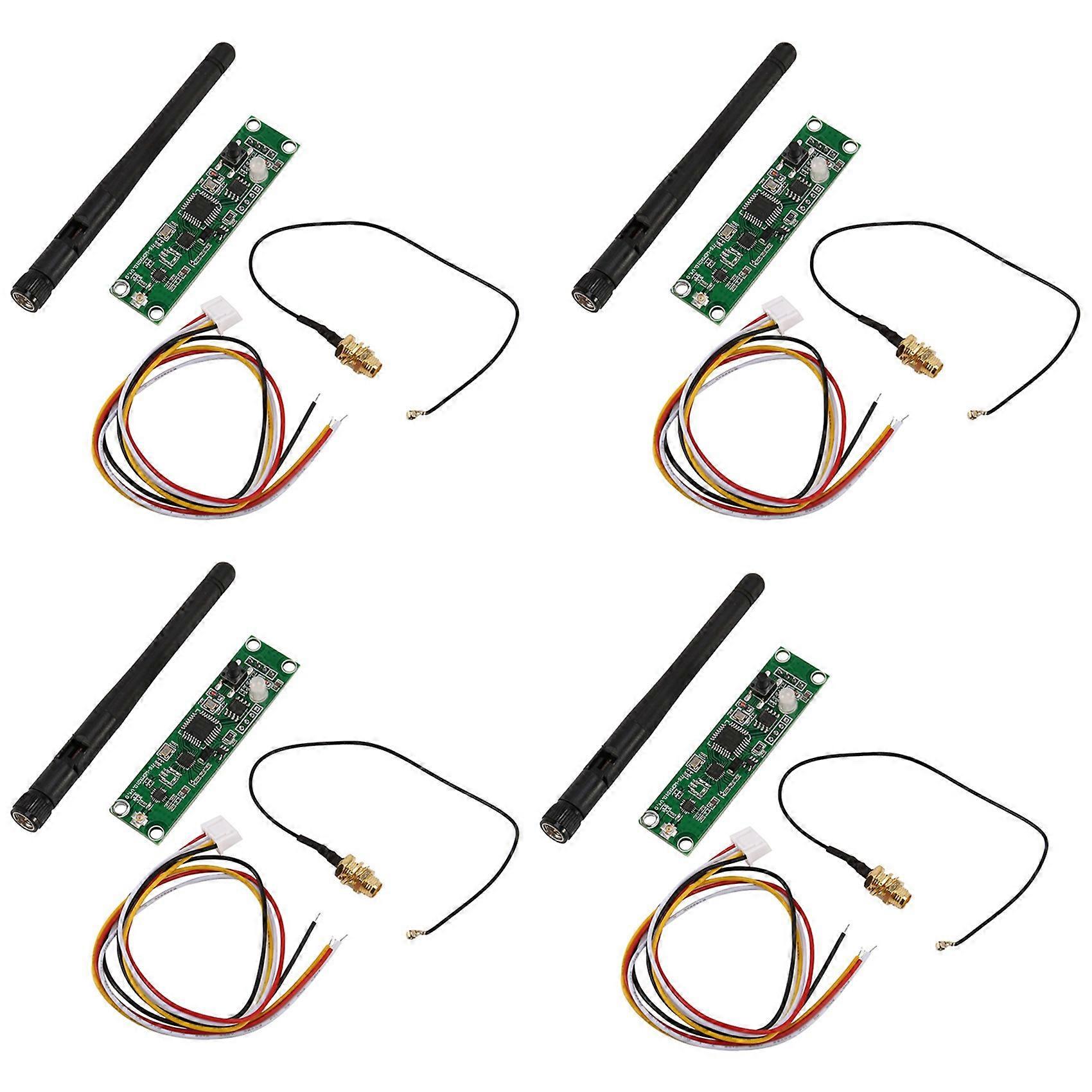 4X DMX512 2.4G LED Wireless Light Module LEDs PCB Transmitter Receiver with Controller Antenna