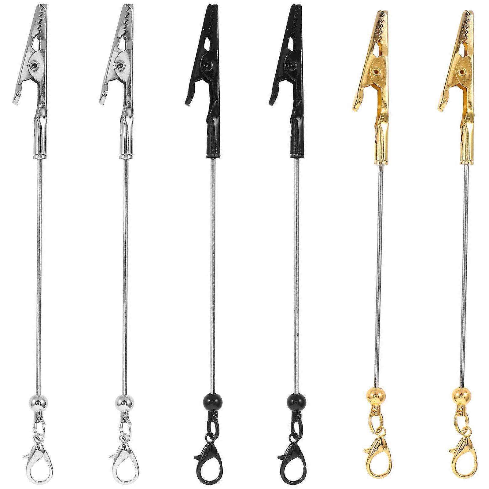 Multifunctional Metal Wire Clips for Office Use 6Pcs Note Holders