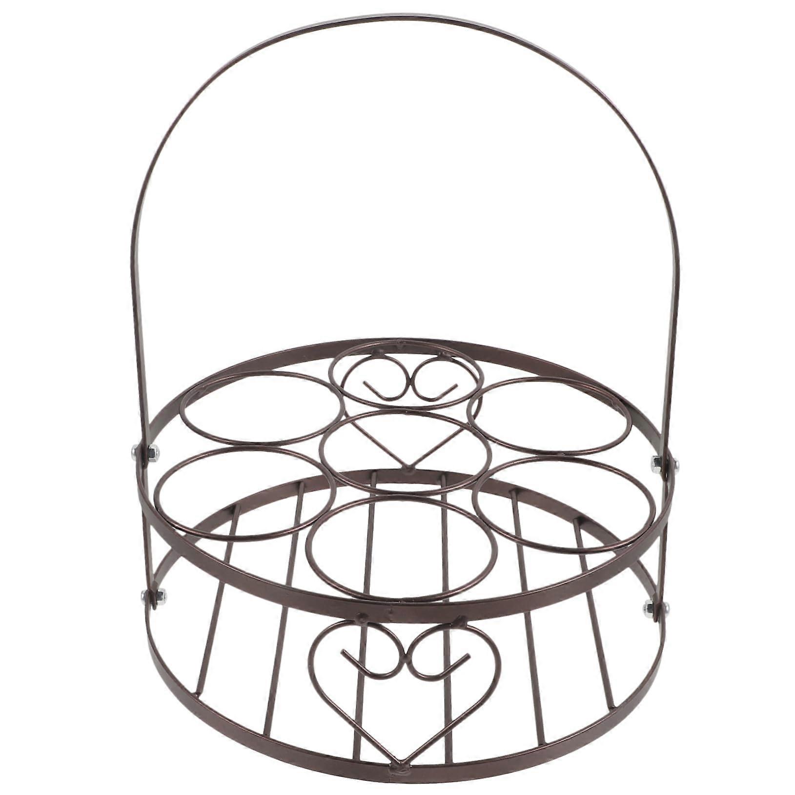 Stainless Steel Beer and Wine Bottle Holder with Large Capacity Basket and RustResistant Finish