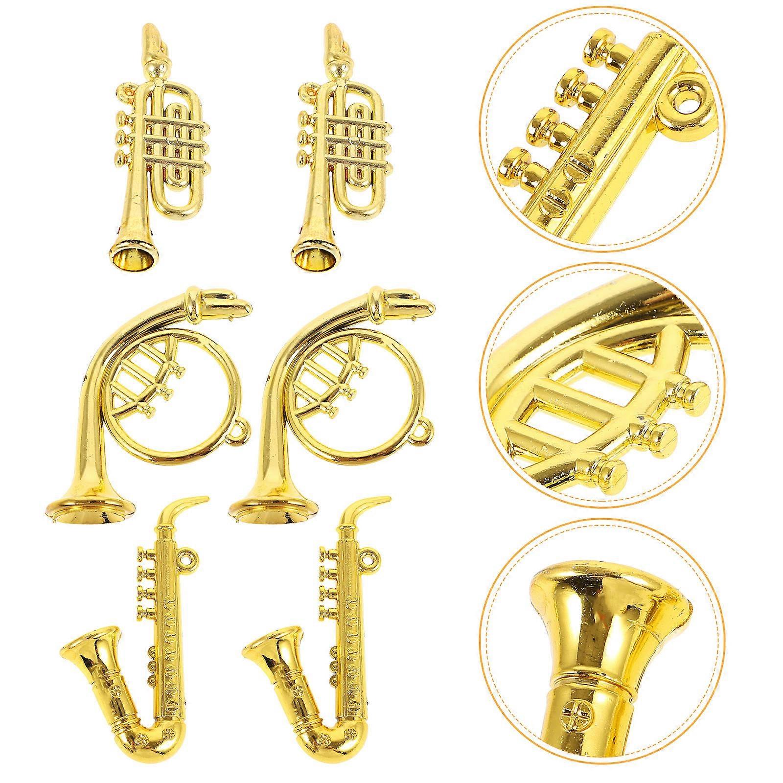 Plastic Mini Instruments Ornaments for Decor Featuring 90Pcs