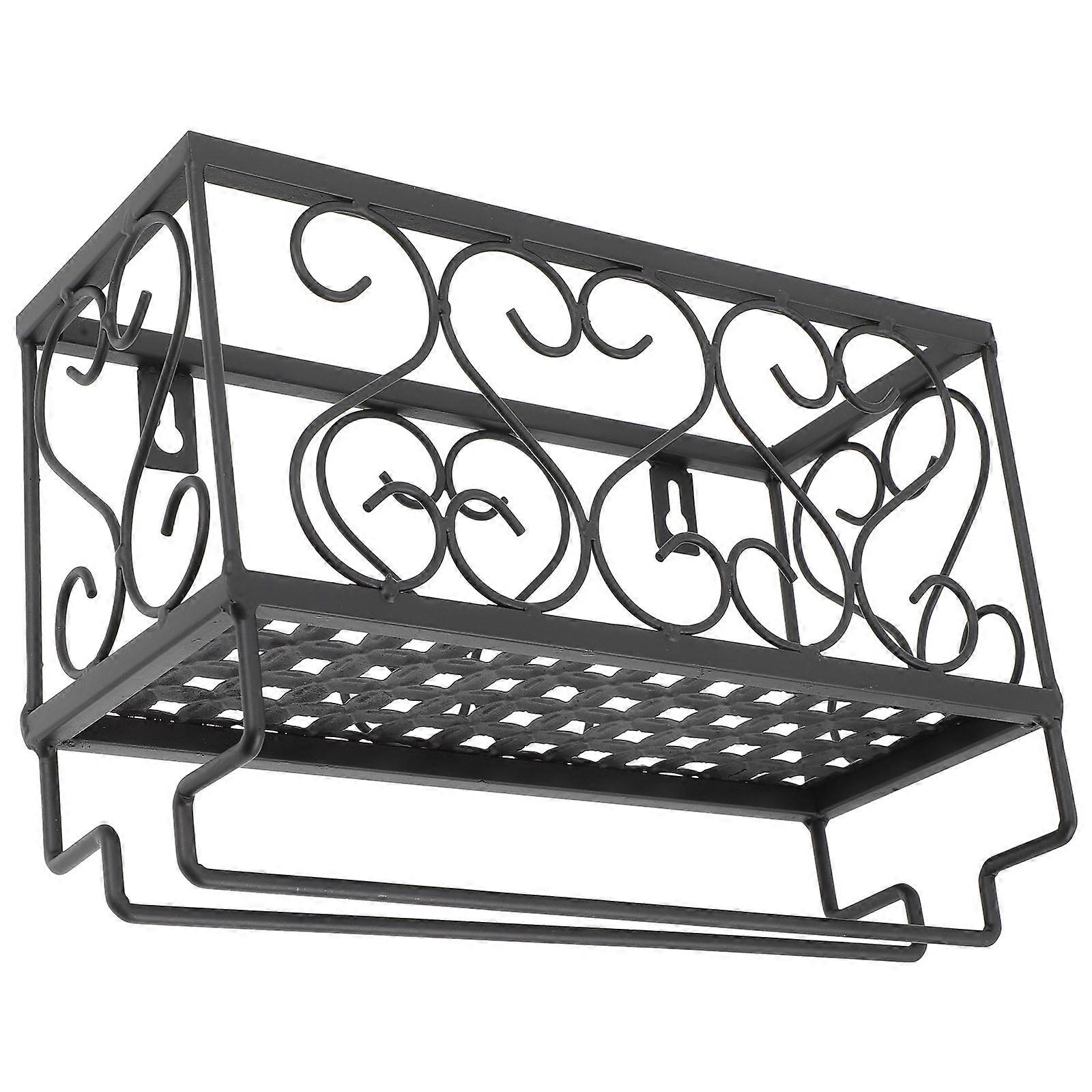 Red Rack Wall-Mounted Rack for Kitchen Home Use