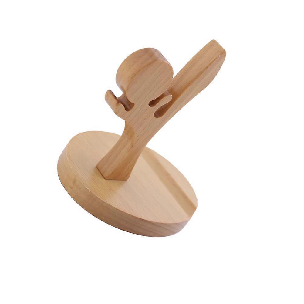 Phone Stand Support for Mobile Phone Use Wooden Bracket Creative 1Pcs