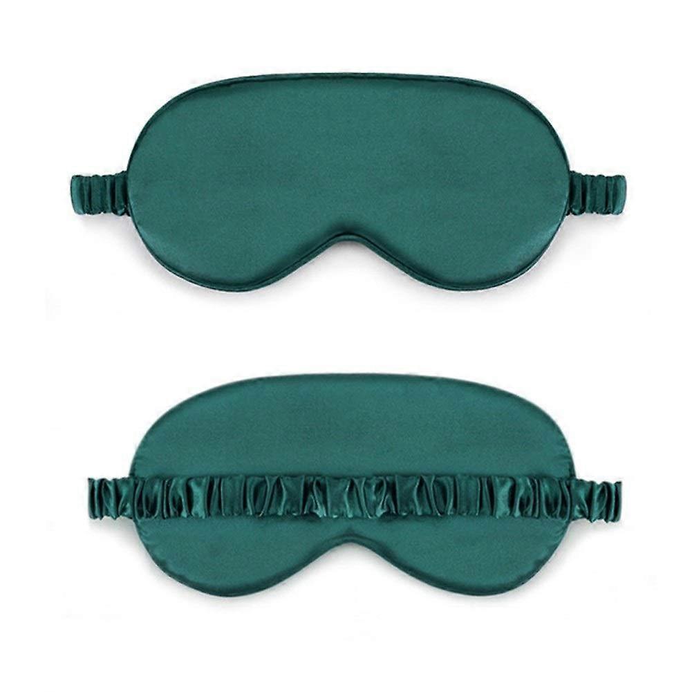Silk Sleep Mask with Ergonomic Light Blocking and Adjustable Strap for Travel and Night