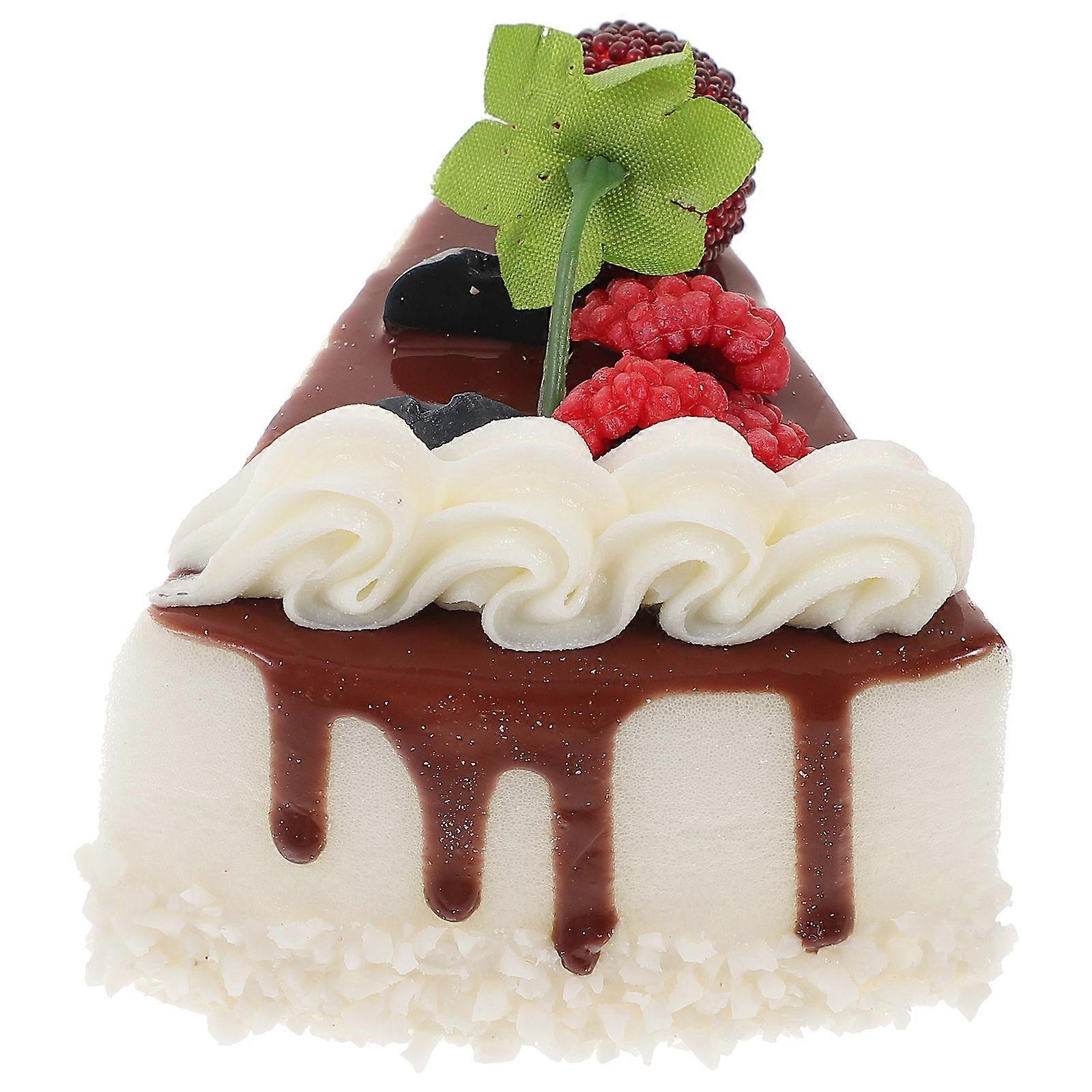 Artificial Cake Dessert Model for Props with Simulation Cake Decoration Set
