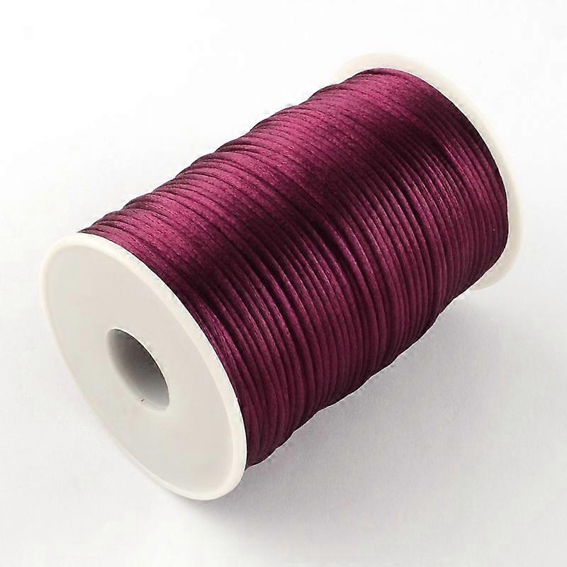 Polyester Cords Purple 2mm about 98.42 yards(90m)/roll