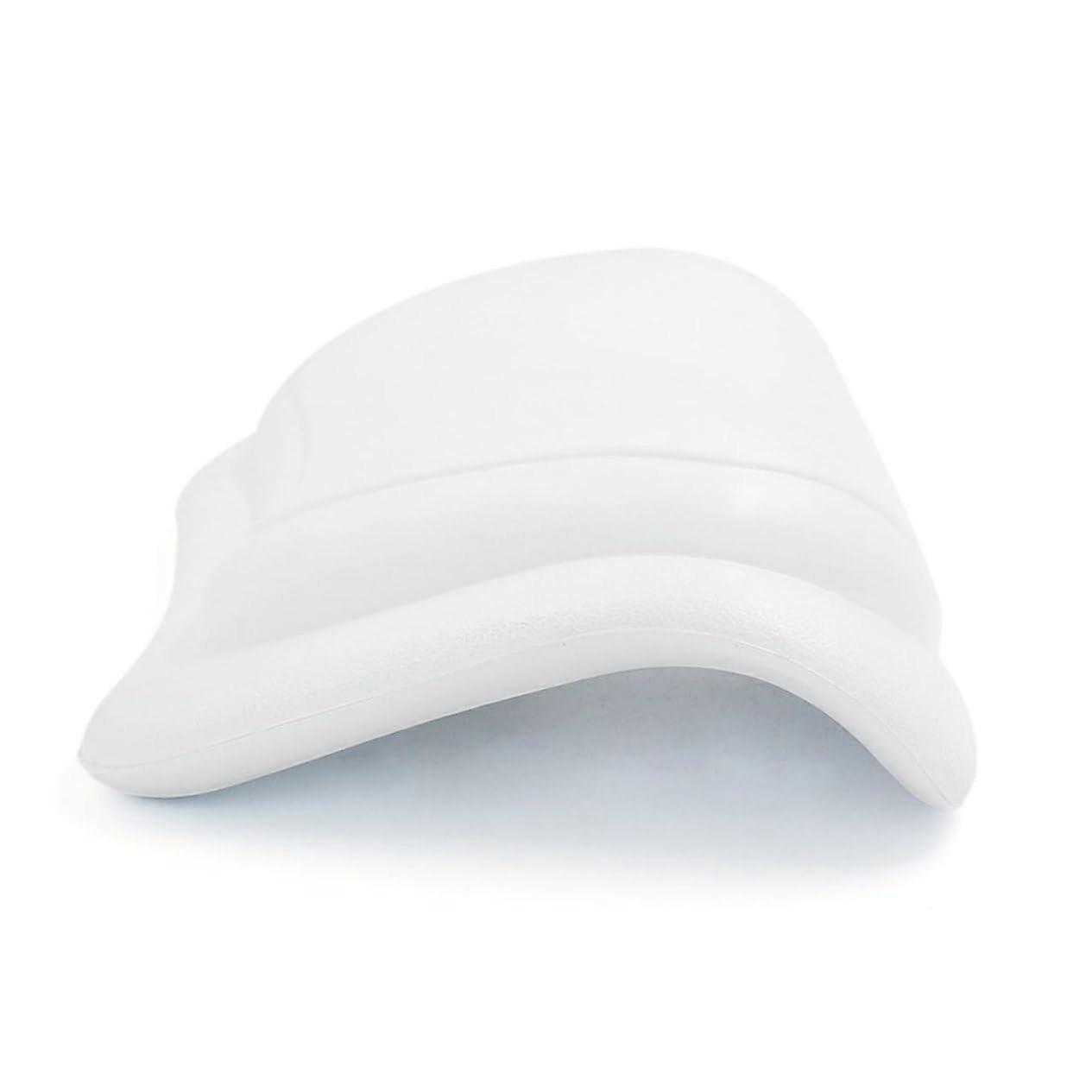 Bath Pillow with Suction Cups, Ergonomic Neck Support, Universal Fit Soft Spa Cushion White