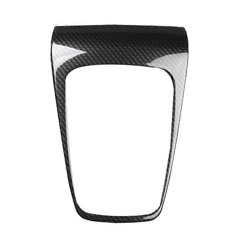 Carbon Fiber Console Gear Shift Panel Frame Cover Trim