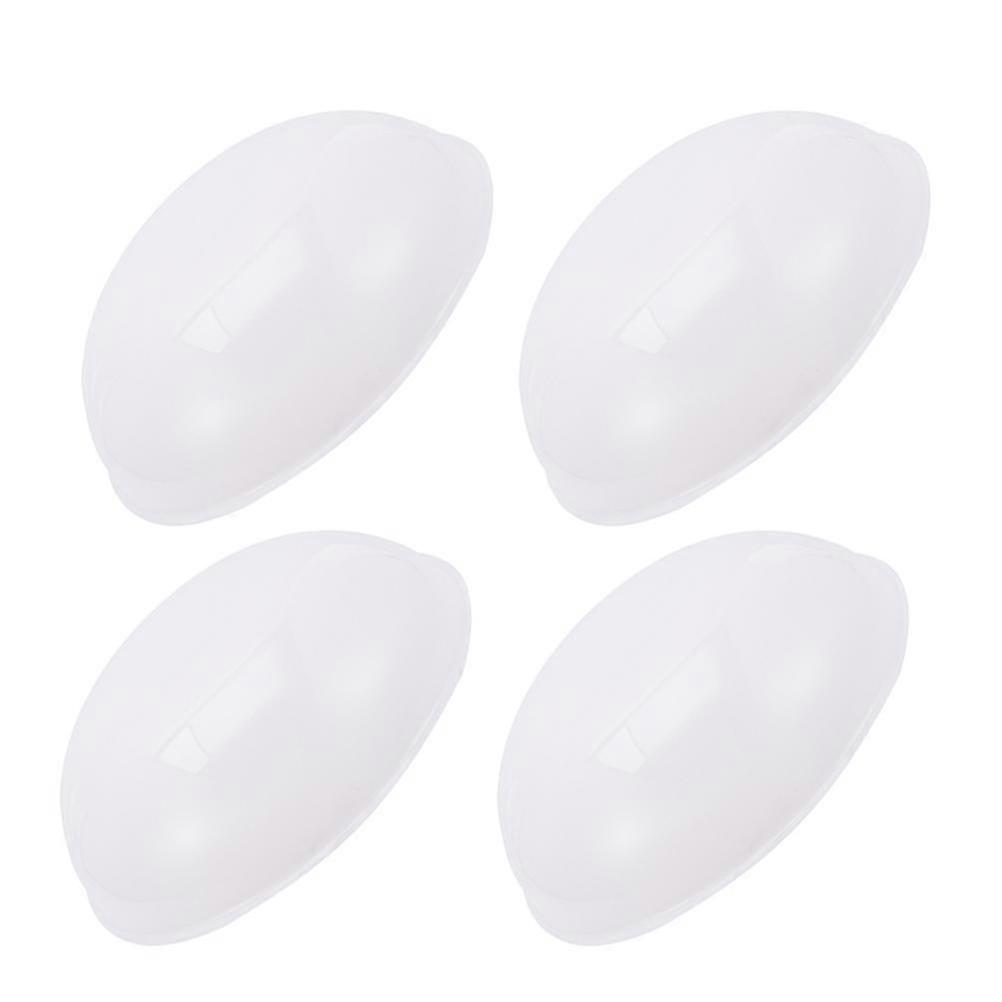 White PVC Ceiling Light Cover for Home Easy Installation Design Excellent Light Diffusion 4pcs