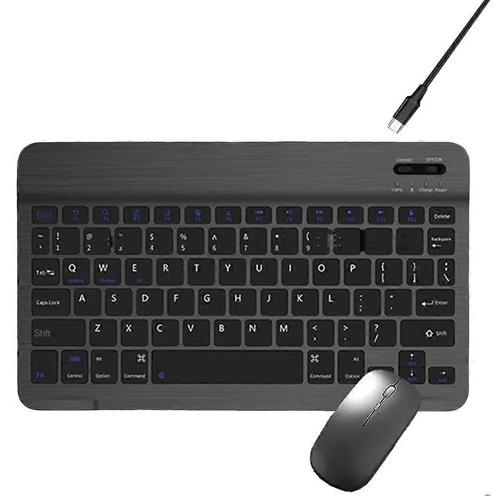Mini Wireless Bluetooth Keyboard Phone Tablet PC Portable Bluetooth Keyboard Mouse for Android A