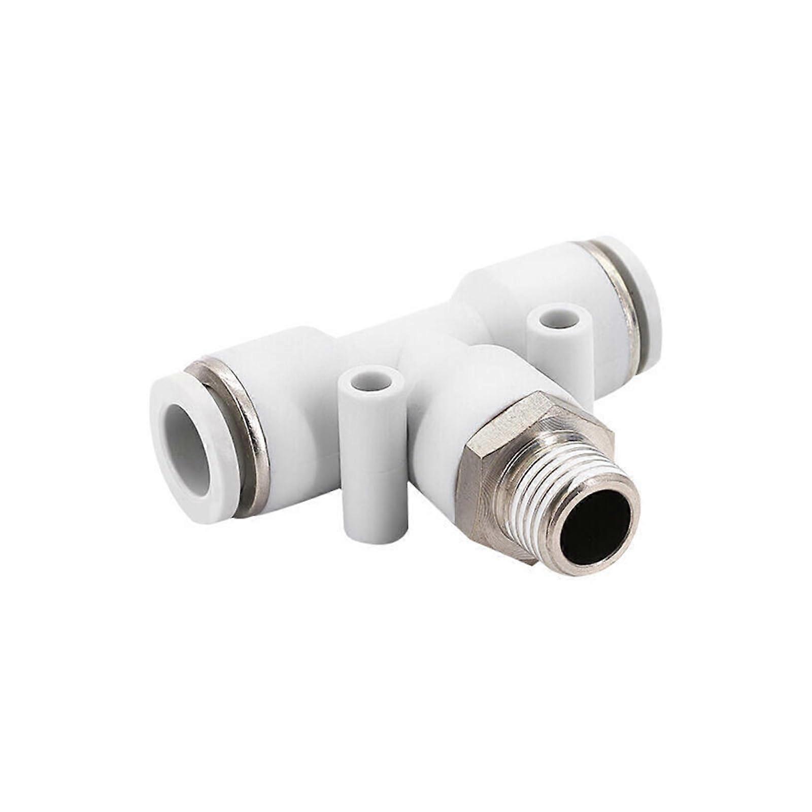 APB402 Stainless Steel Thread Tee Tube Fitting, LeakProof  Pressure Connector