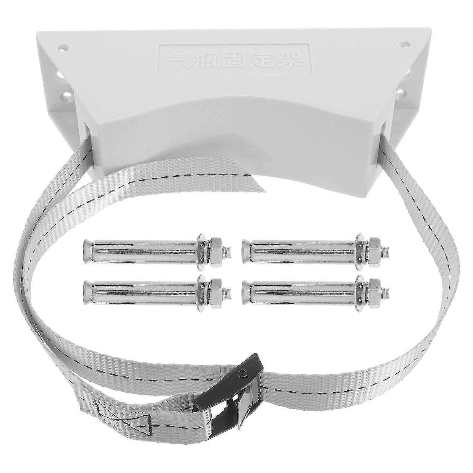 40L Wall Mounted Sturdy Propane Tank Holder Cylinder Bracket Accessory