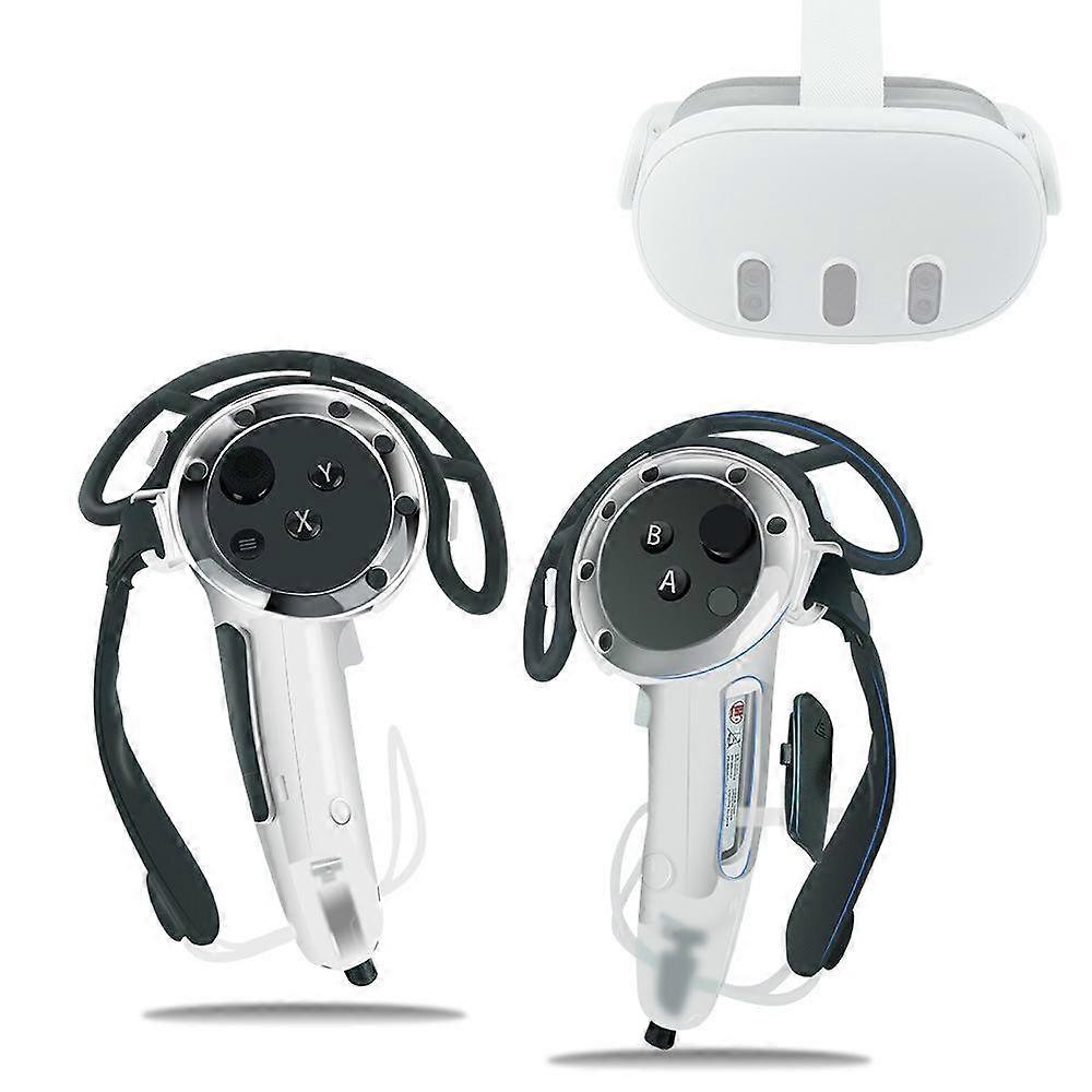 For Meta Quest 3 Controller Grip Cover Set Upgraded Extended Protective Frame