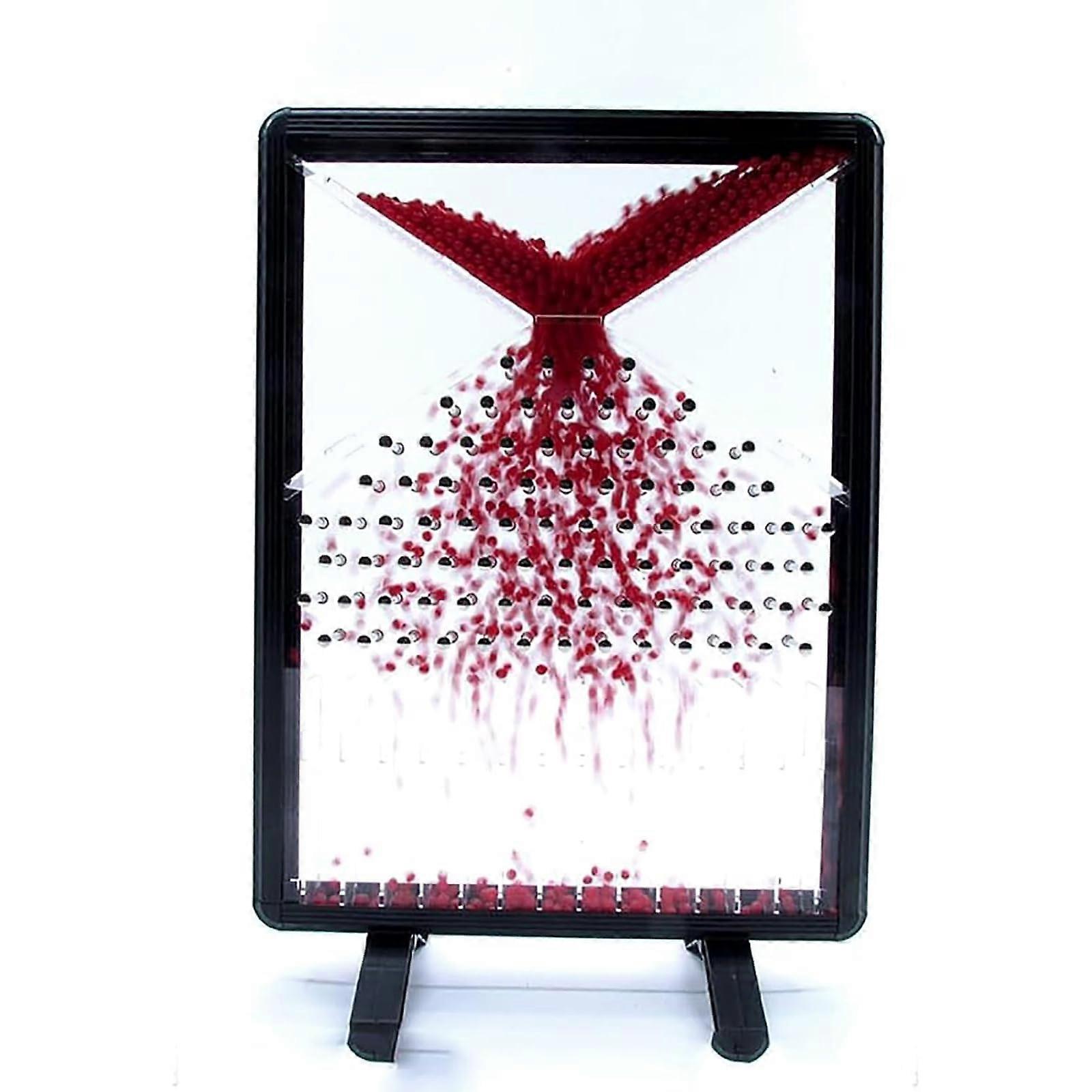 Galton Board Clear Normal Distribution with Equal Spacing Markings for Classroom and Lab Teaching