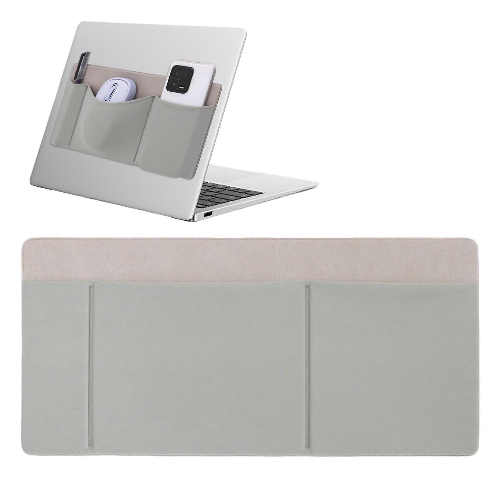 External Hard Drive Holder with ThreeCompartment Storage, SelfAdhesive Laptop Accessories Organizer