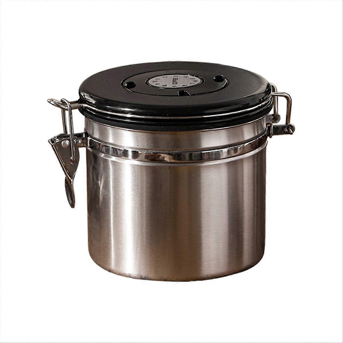 Coffee Canister Airtight Bean Container Storage Box 1.2L As Shown