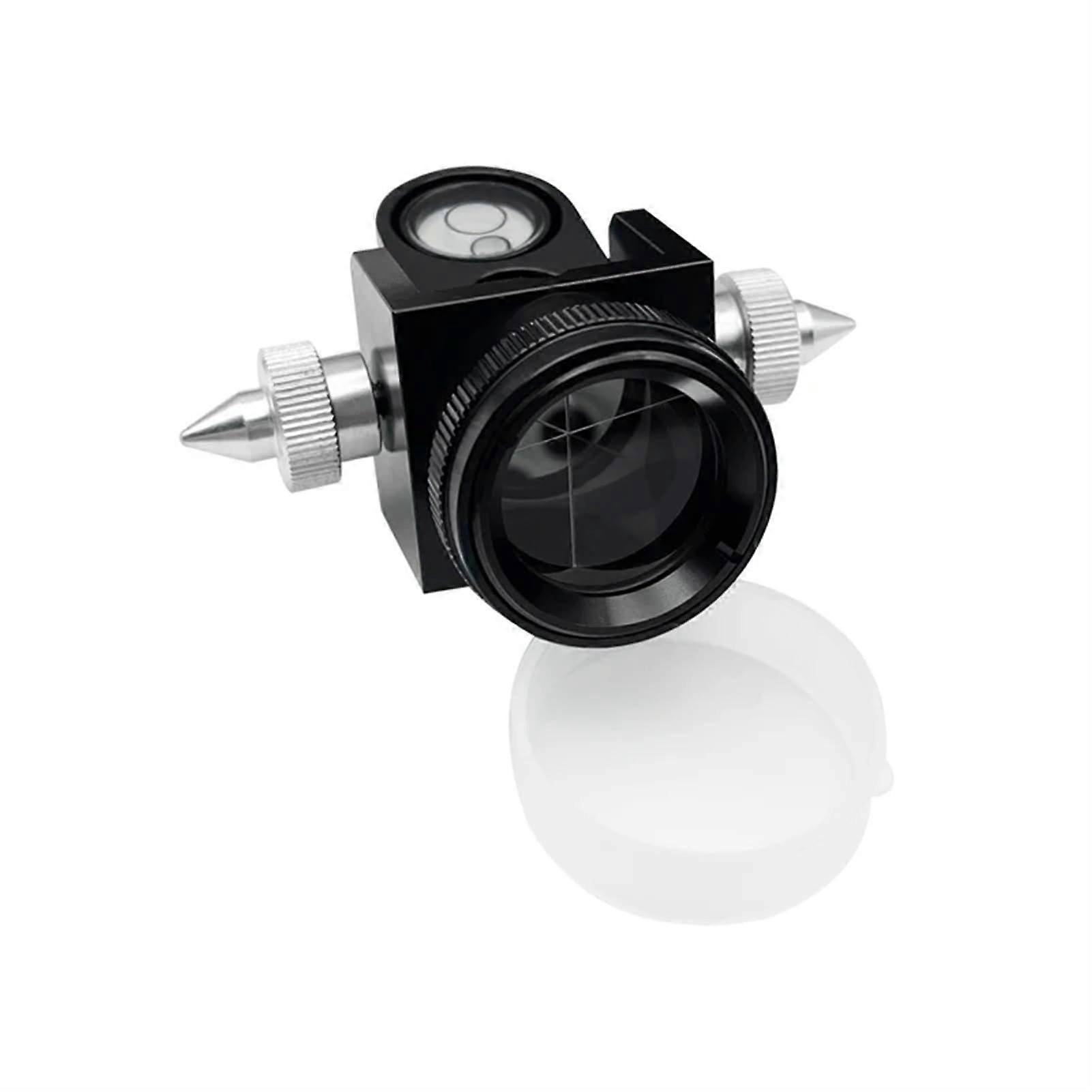 Total Station Prism 0mm Offset Mini Prism for Precise Surveying with 12mm Pole Mount