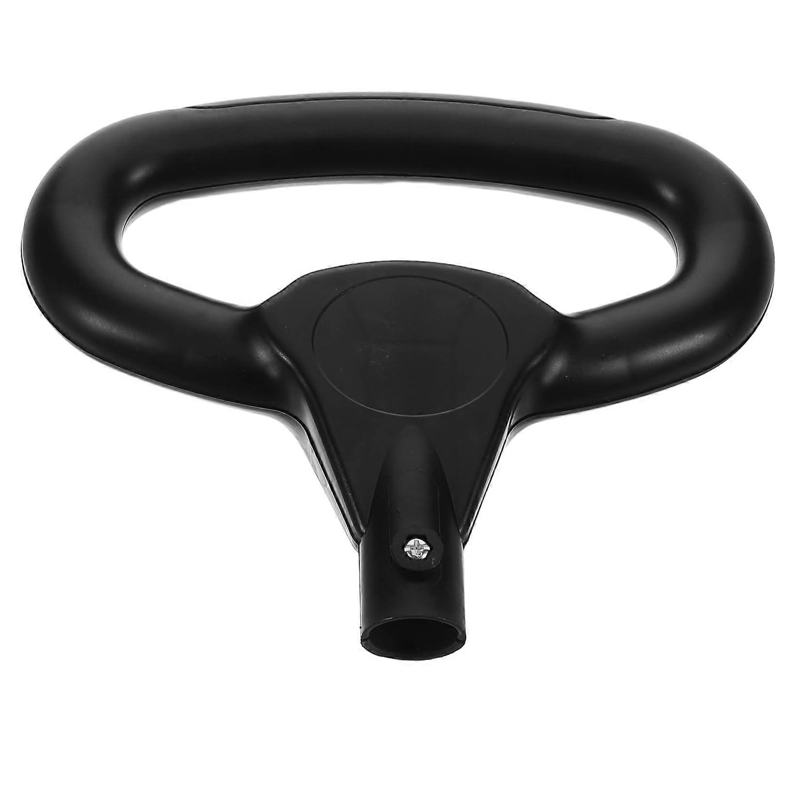 Wagon Pull Handle Replacement with Ergonomic Comfort Grip for Utility Cart and Garden Carriage