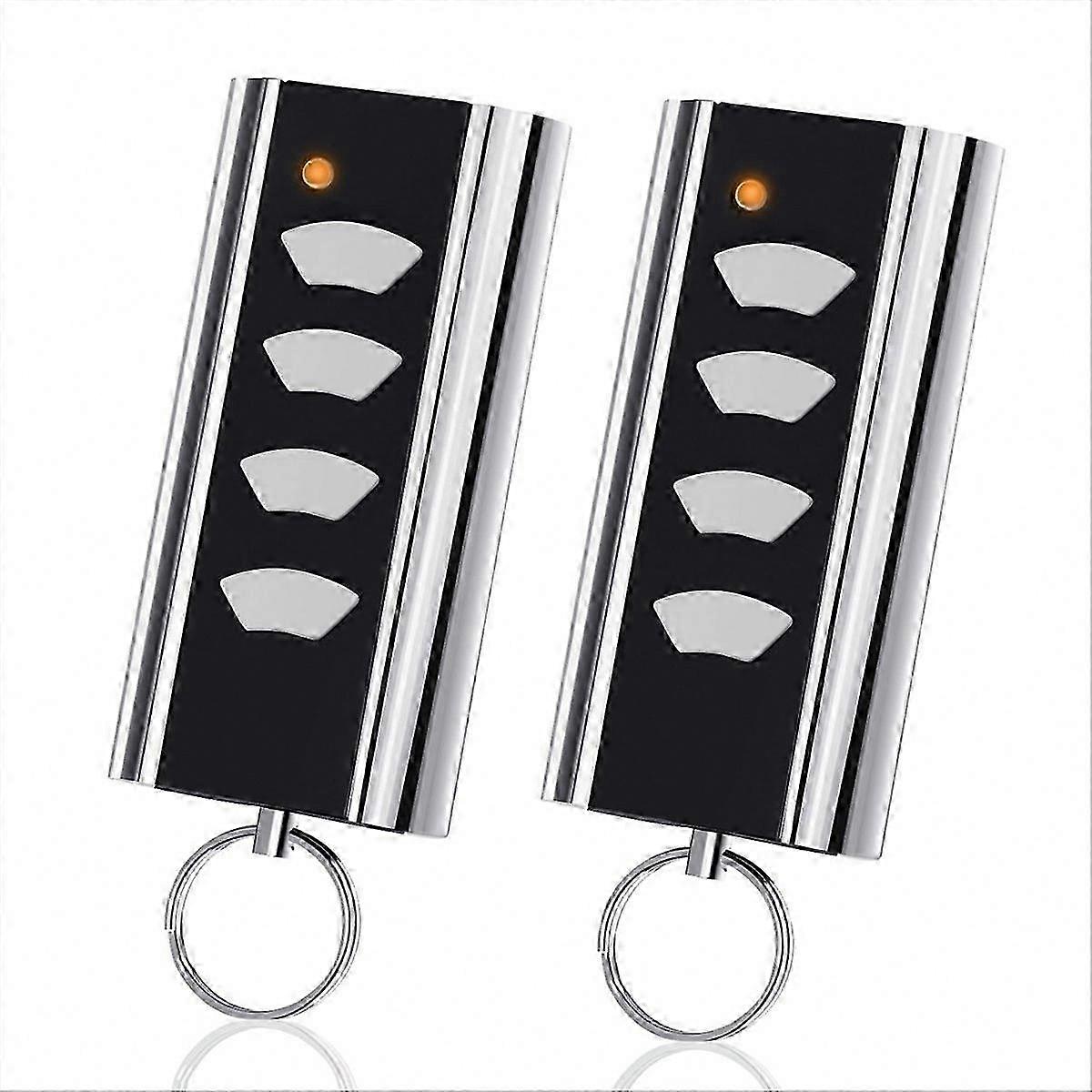 433.92MHz Rolling Code Garage Door Remote Control, 2 Pack-Compatible with Various Systems