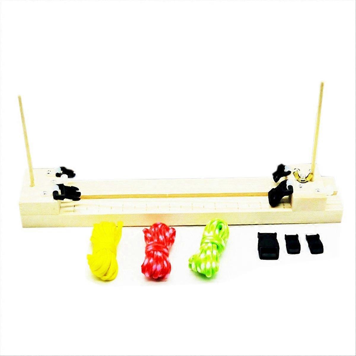 Diy Tool Bracelet Woven Workbench Length Adjustable Manual Wooden,C