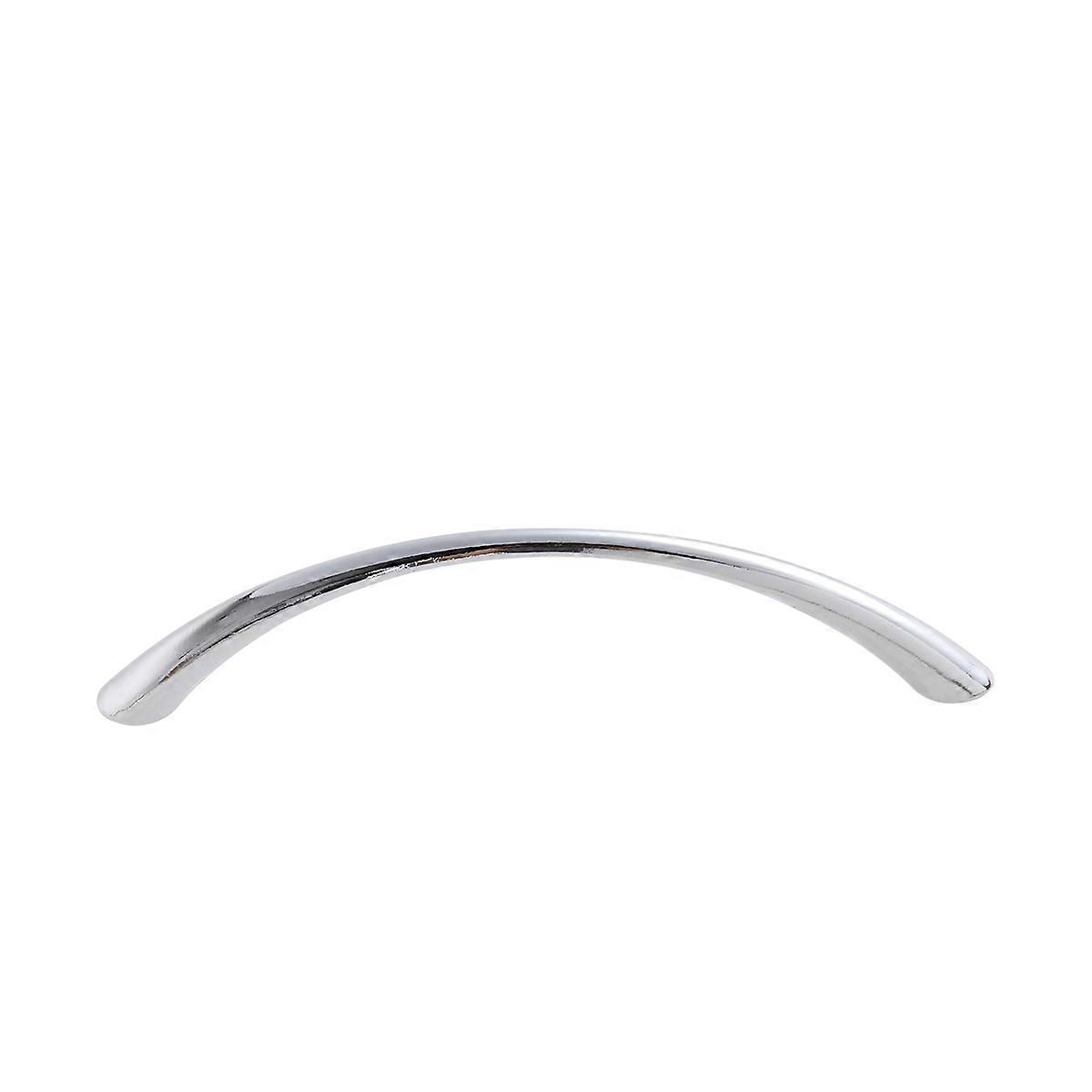 Arc Drawer Knobs Zinc Alloy Pull Handles for Cupboard 10Pcs Chrome