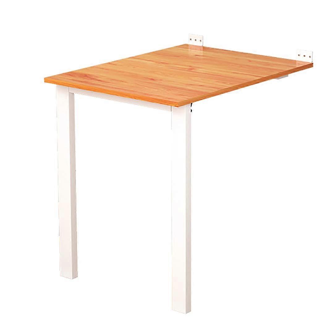 Wall Mounted Folding Table with Drop Leaf, Space Saving Desk for Kitchen, Dining, Home Office