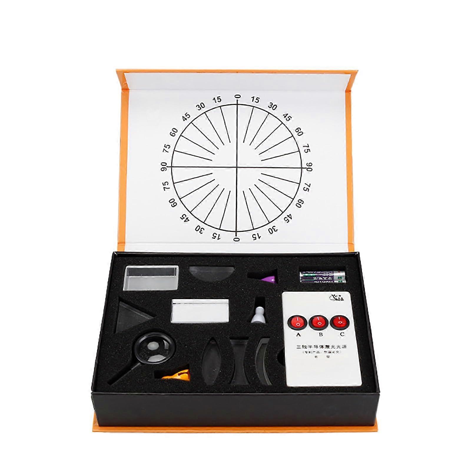Optics Experiment Kit with Light Reflection and Refraction for Students Physics Teaching Equipment
