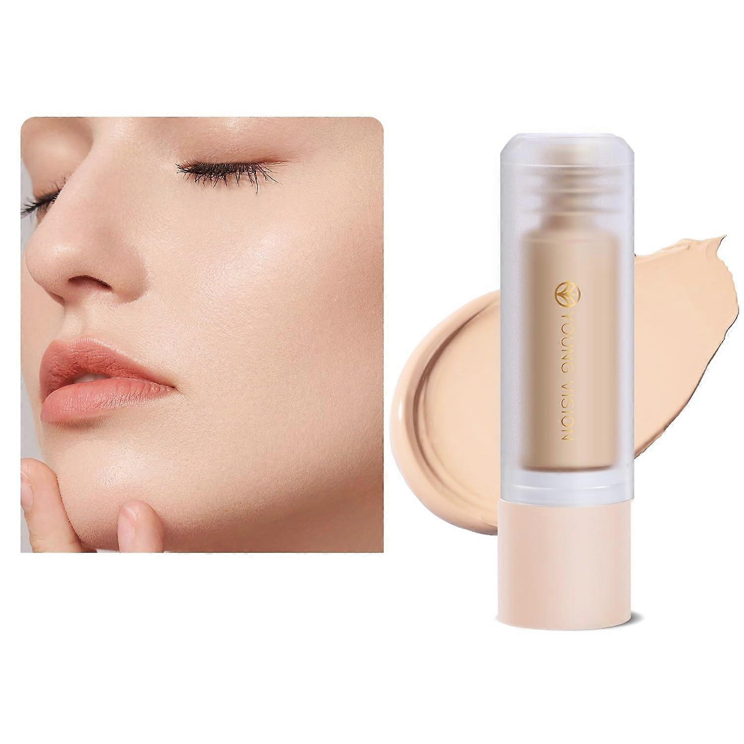 Matte Liquid Foundation with Oil Control, Long Lasting Lightweight Coverage, 40ml with Applicator