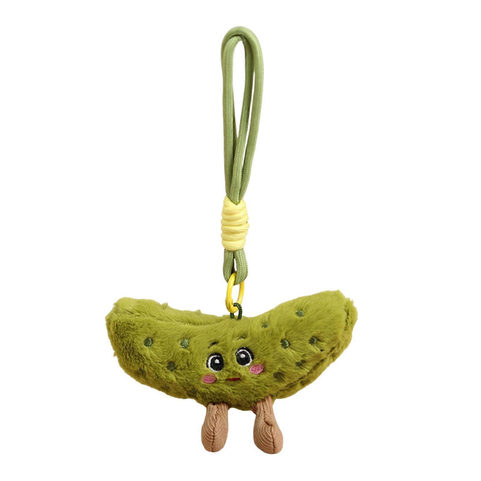 Plush Pickled Cucumber Toy With for Regular Use Durable Functional Des