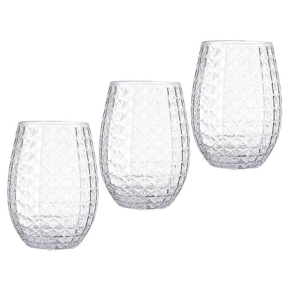 Transparent Wine Cups for Wine Serving 9Pcs Set