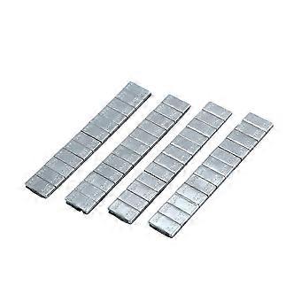 4x Samoprzylepna opona samochodowa Opona Bilans kół Ciężary Paski 2.1oz / 60g Srebro