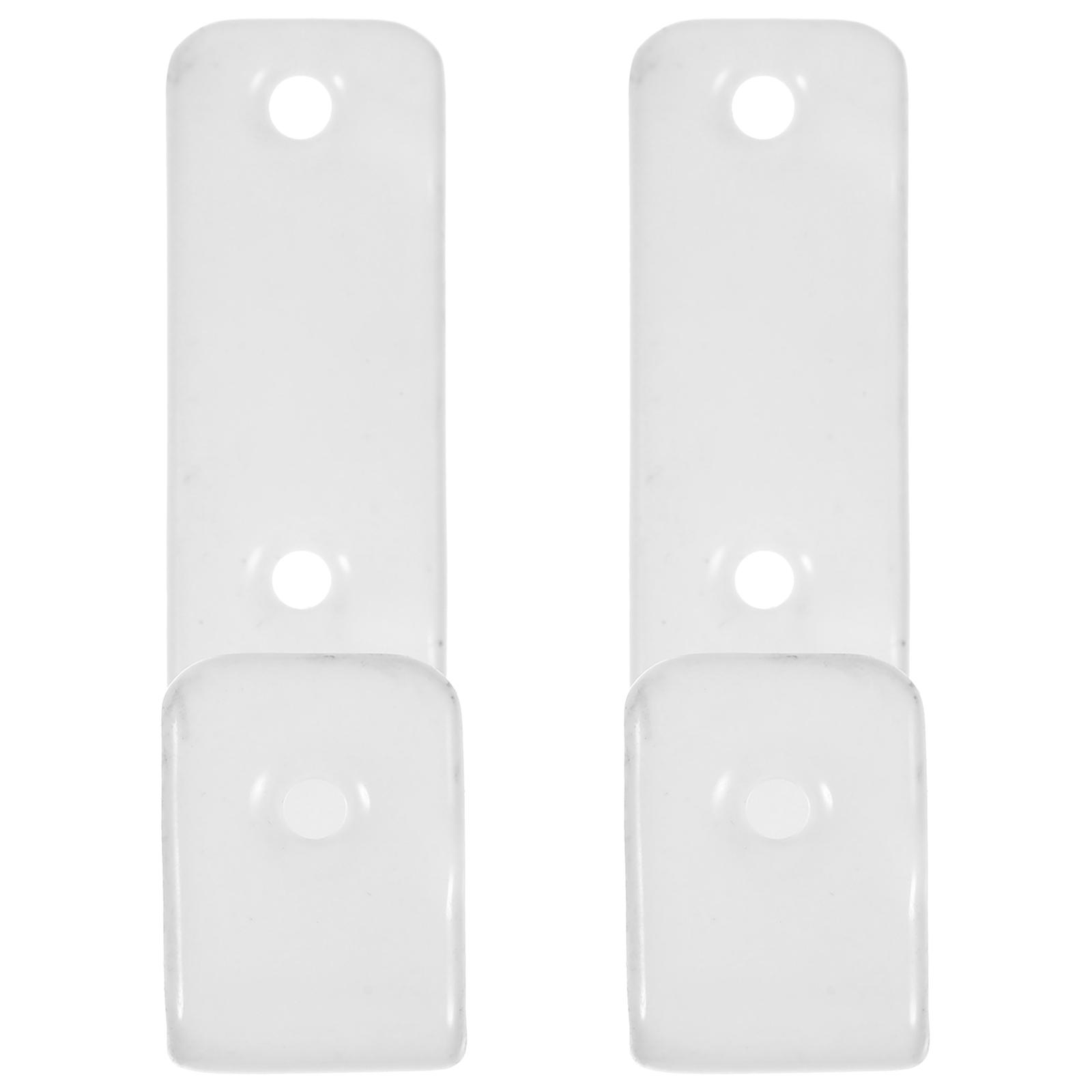 White Bunk Bed Ladder Bracket Hook Iron Accessory for Ladder Fixing 1Set