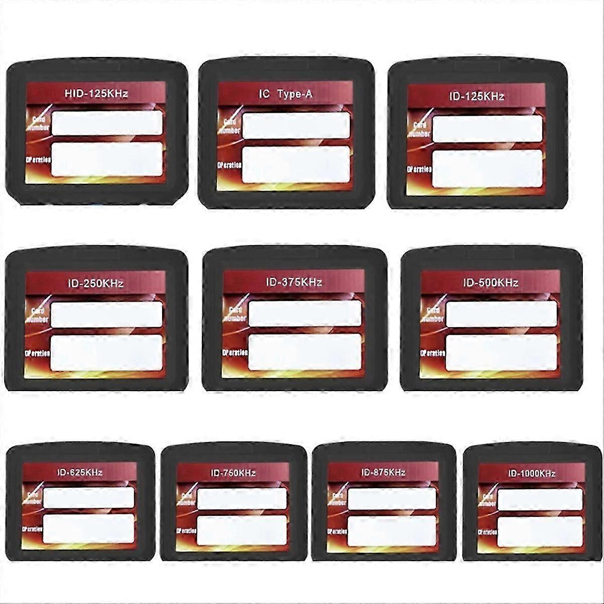 10 Frequency RFID Card Reader Writer Duplicator+5XCUID Card/Keychain
