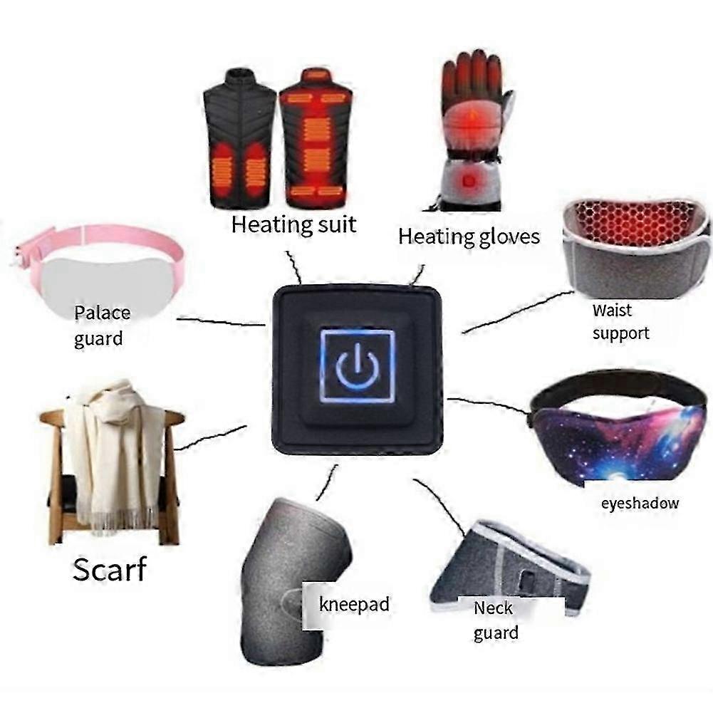5Pcs Electric Heating Clothes Three-Step Temperature Control Switch Waterproof Switch Silicone Temp