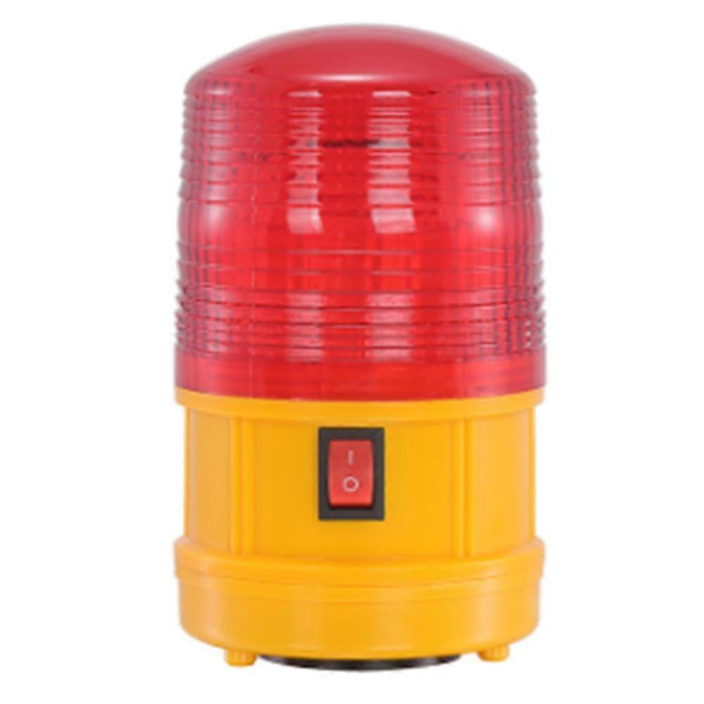Traffic Warning Light Explosion Flashing Light Road Works Night