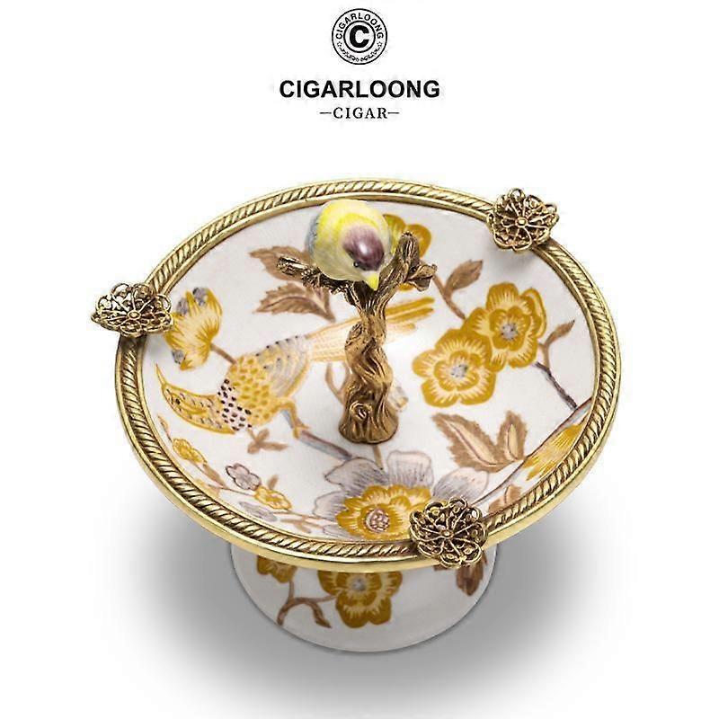 Cigar Ashtray Creative Pattern Classical Painting Handmade Painting Ceramic Ashtray