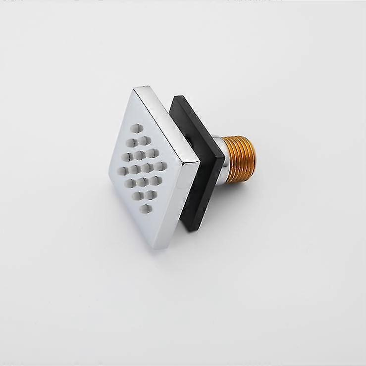 Rain Shower, Silver Square And Black